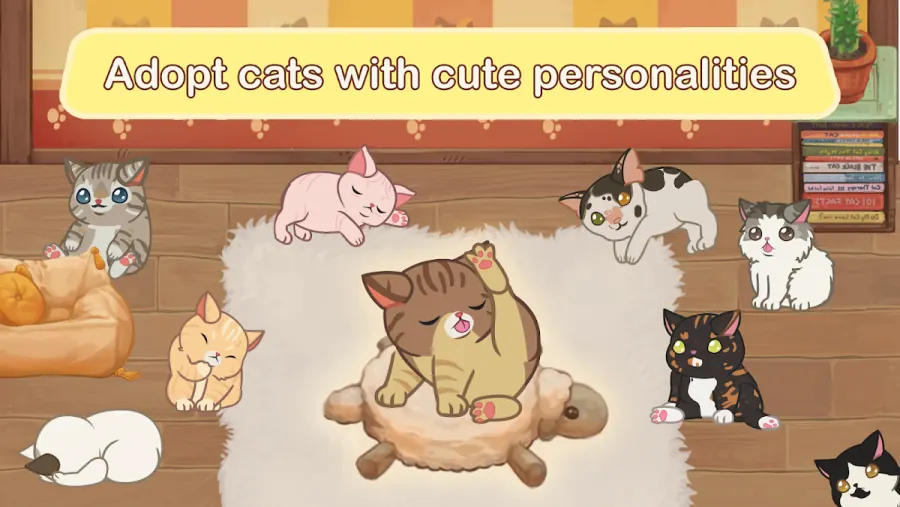 Furistas Cat Cafe screenshot: pouring coffee and keeping the regulars happy